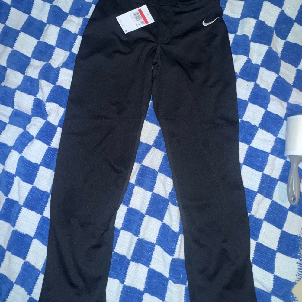 Nike Kids Black Athletic baseball Pants